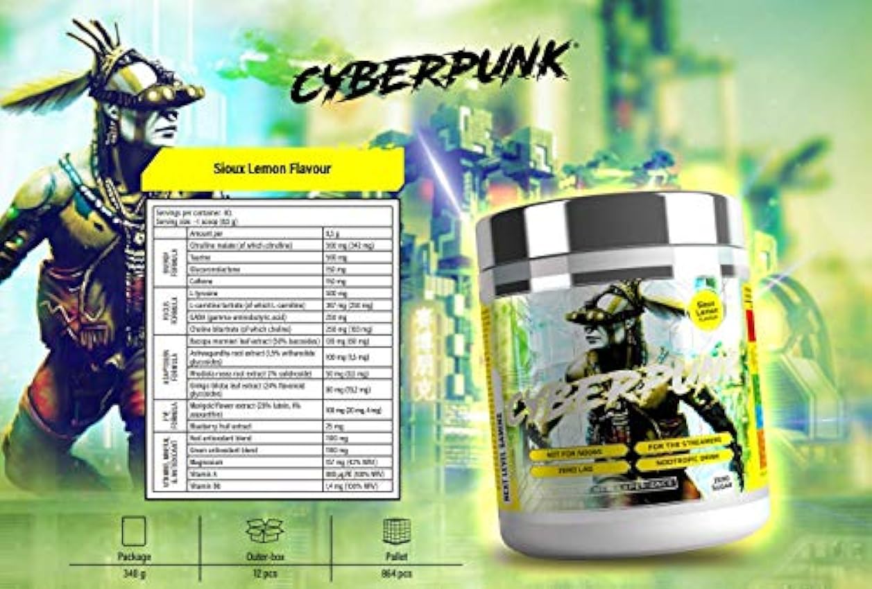 CyberPunk 340g Lemon Lime mXtRSils