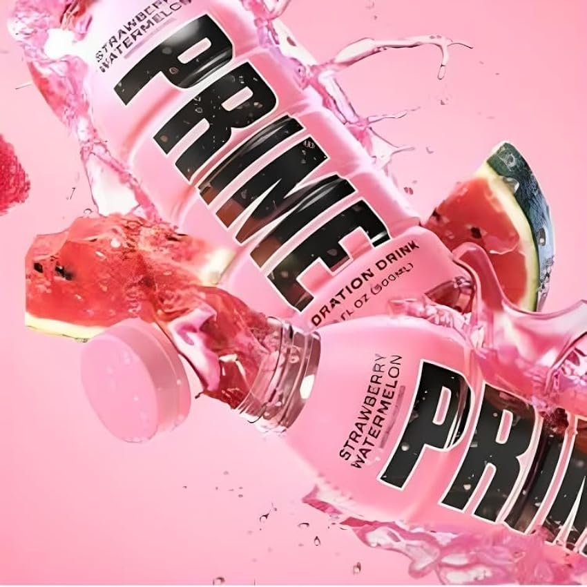 Prime - Bebida Energética 500 ml x 3 uds (1 Strawberry Watermelon, 1 Meta Moon, 1 Blue Raspberry) - Pack Promoo oIVnCXkb